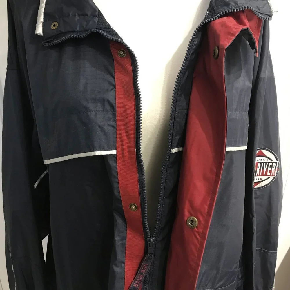 New River Nylon Hooded All Weather Jacket XL Flawless